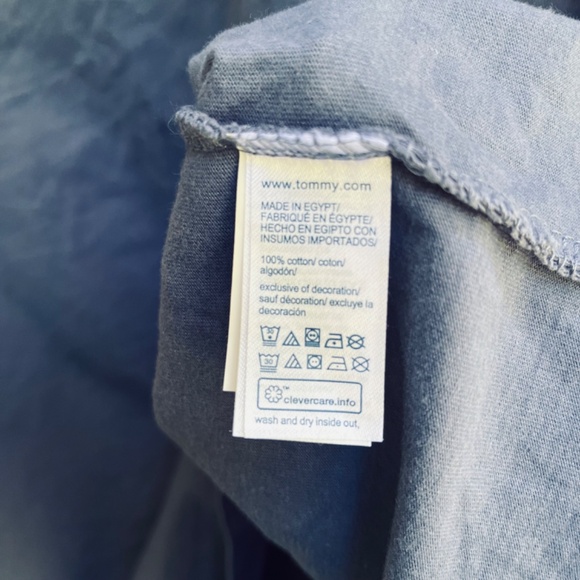 Tommy Hilfiger Embroidered Heritage Logo Hoodie And Flag Logo T-shirt Set Large - Picture 14 of 16